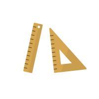 Ruler and Square measuring tools Icon